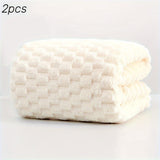 2-Piece -"Quick-Dry" Luxury Microfiber Bath Towels, 2pcs Ultra Absorbent & Soft Waffle Weave, Quick Dry For Spa, Gym, Travel