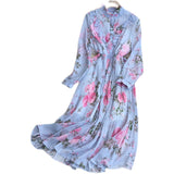 Zingj Zingj Large Flower Long-Sleeved Dress