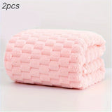 2-Piece -"Quick-Dry" Luxury Microfiber Bath Towels, 2pcs Ultra Absorbent & Soft Waffle Weave, Quick Dry For Spa, Gym, Travel