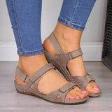 kamames Style Women's Sandals Are Specially Designed For Flat-Soled, Large-Size Spot Direct Sale Of Hollowed-Out Solid-Color Women's Shoes.