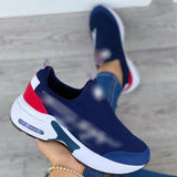 kamames New Net Surface Flying Weaving Shoes Women's Leisure Air Cushion Sports Shoes Large Size Thick-Soled Mesh Shoes