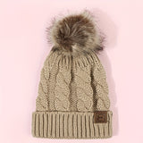 Lightweight Ribbed Knit Beanie - Soft, Warm, and Coldproof with Toggle Closure - Perfect for Women in Autumn and Winter