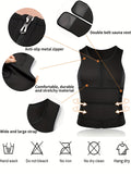 Men's Sauna Tank Top - Enhance Sweat, Burn Fat with Adjustable Trimmer Belt, High-Stretch Neoprene, Four-Season Fit