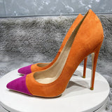 kamames high heels women shoes 12cm 10cm 8cm high heel stiletto pointed toe large size fashion elegant sexy pumps RM022 ROVICIYA