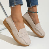 kamames kamames Doudou Shoes For Women In Summer 2023 Round Head Flat-Bottomed Simple Casual Mother Shoes