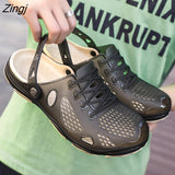 kamames New Men Sandals Summer Flip Flops Slippers Men Outdoor Beach Casual Shoes Cheap Male Sandals Water Shoes Sandalia Masculina