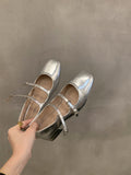kamames kamames Women's Shoes 2023 New Summer French Night Black Spring And Autumn Single Shoes