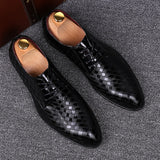 kamames kamames Many Young And Middle-Aged British Leather Shoes Beef Tendon Bottom Men's Shoes Flat Large Spot Quick Hair