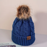 Lightweight Ribbed Knit Beanie - Soft, Warm, and Coldproof with Toggle Closure - Perfect for Women in Autumn and Winter