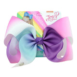 8 JoJo Bows Hair Clip Large Hair Bow Kids Handmade Metalic Printed Ribbon Knot Jumbo JOJO SIWA Hair Accessories For Girl