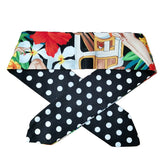 kamames Women Vintage 50s Skull Print Dot Headband Hair Accessories Hairband Bow Rockabilly Pinup Wire Scarf 16 Styles