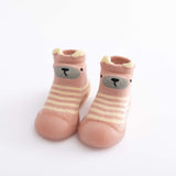 0 to 4 Years Cute Bear Winter Kids Warm Terry Socks Shoes Socks Infant Boys Thicken Shoes Cotton Baby Girls Booties Soft Sole