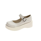 kamames 2024, The New Spring And Summer Mary Jane Shoes Loose Cake Bottom Bow Students JK All Kinds Of Sweet Design