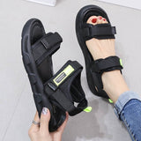kamames Women's Sports Sandals In The Summer Of 2024, The New Thick-Soled Muffins, Leisure Students, Beach Shoes, Velcro Shoes Are In Stock.