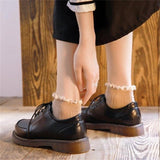 kamames kamames Small Leather Shoes Female 2024 College Style Retro With Skirt Mary Jane Women's Shoes New Spring And Autumn