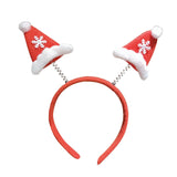 2021 New Year Women Girls Cute Christmas Antlers Santa Claus Hairbands Sweet Hair Decorate Headband Fashion Hair Accessories