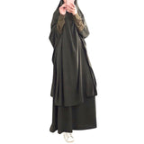 Zingj Women Hooded Muslim Hijab Dress Eid Prayer Garment Jilbab Abaya Long Khimar Full Cover Ramadan Gown Abayas Islamic Cloth