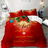 2/3pcs Festive Christmas Tree Duvet Cover Set - Soft, Comfortable, and Vibrant Xmas Gift Print Decorative Bedding for Bedroom and Guest Room - Includes 1 Duvet Cover and 1/2 Pillowcase, No Filling