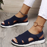 kamames Women's Shoes Flat-Soled Sandals Summer New Flying Weaving Hot Drill Breathable Large Size Leisure Drill Sandals Large Size Women