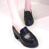 kamames Mary Jane Small Leather Shoes Jk Shoes, A New Style College Style Thick-Heeled Retro Uniform In Spring 2024