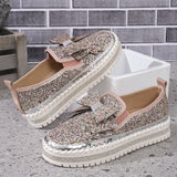 kamames Size Water Drill Shallow Mouth Love Shoes Women's 2024 Summer New Korean Version Of A Thick-Soled Lazy Shoes