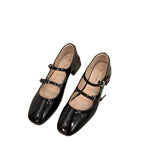 kamames kamames Women's Shoes 2023 New Summer French Night Black Spring And Autumn Single Shoes