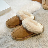 kamames Women's Slippers Winter Plush Warm Shoes Unisex Indoor Outdoor Flip Flops Casual Shoes Zapatos De Mujer Uggs