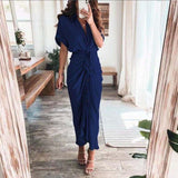 Zingj Short Sleeve Spring Dresses Fashion Summer Turn-down Collar Women Party Dress Elegant Button Office Lady Shirt Dress