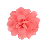 2 Pcs/lot Chiffon Petals Flower Hair Clips For Baby Girls Solid Hairpins Headdress Barrettes Floral Headwear Hair Accessories