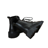 kamames Boots Women's Boots 2024 New Spring And Autumn Single Boots With Thick Soles Retro English Style Short Boots Fashion Shoes