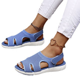 kamames Women's Shoes Flat-Soled Sandals Summer New Flying Weaving Hot Drill Breathable Large Size Leisure Drill Sandals Large Size Women