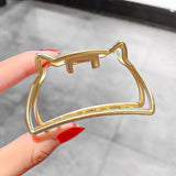 New Woman Metal Hair Claws Hair Accessories Chic Barrettes Hair Clips Hairpins Ladies Hairgrip Headwear Girls Ornaments Crab