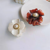 Sweet Flower Shape Hair Clips for Women Girls Hair Claw Chic Barrettes Claw Crab Hairpins Styling Bohemia Hair Accessories Gift
