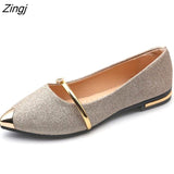 kamames Style Women Flats 2023 Spring Summer Flat Shoes Woman Pointed Toe Slip On Fashion Loafers Female Casual Lazy Shoe Footwear