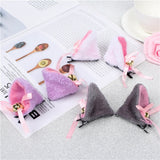 Multiple Styles Plush Animal Ears Hairpins Lolita Sweet Fluffy Ear Cosplay Anime Hair Clips Party Costume Hair Accessories