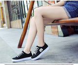 kamames Shoes for Women's 2022 Fashion Breathable White Sneakers Women Non Slip Casual Flats Women Socofy Loafers Zapatillas Muje