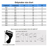 kamames Onlymaker Women's Sandals Platform Peep Toe Chunky Square Heels Ankle Strap Sandals Black And White Stripes Party Fashion Shoes