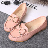 kamames women's loafers Solid Colors Flat ballet shoes Bow Knot Lazy loafers Shallow Casual Slip On Shoes scarpe donna