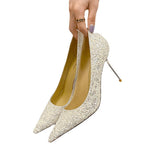 kamames kamames High Heels Female Fine Heel Temperament Spring 2023 New Bride Shoes Bridesmaid Wedding Shoes Women's Single Shoes Women's Shoes