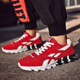 kamames Men Sneakers Breathable Running Shoes Outdoor Sport shoes Fashion Comfortable Casual Couples Gym Shoes Lace Up Flats