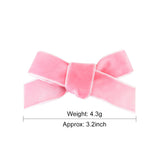 1Pieces Velvet Hair Bows For Girls Solid Knot Hair Clips Baby Boutique Hairgrip Handmade Barrettes Headwear Hair Accessories 971