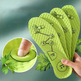 kamames Deodorant Insole Shoe Pads Palmilha 3D Foot Acupressure Insole Men Women Soft Breathable Sports Cushion Inserts