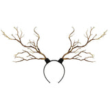 Zingj Fairy Long Antlers Tree Branches Horns Hat Hair Headband Cosplay Party Fancy Dress Xmas Best Gift