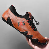 kamames kamames New Spring Octopus Men's Shoes Net Breathable Casual Leather Shoes British Overfoot Lazy Peas Driving Shoes