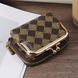 Cute PU Leather Printed Wallet, Ladies Card Coin Holder Purses Wallets, Gift For Women