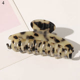 High Quality Acetate Leopard Hair Claws Large Barrette Crab Claw Clip Bath Clip Ponytail Clip For Women Girls Hair Accessories