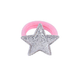 2Pcs/lot Crown Star Princess Elastic Hair Bands For Girls Boutique Hair Rope Children Hair Accessories Hair Ribbon