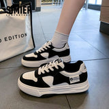 kamames kamames Shoes Children Autumn Mixed Batch 2024 New Platform Platform Black And White Color Basic Women's Casual Fat Shoes