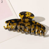 High Quality Acetate Leopard Hair Claws Large Barrette Crab Claw Clip Bath Clip Ponytail Clip For Women Girls Hair Accessories