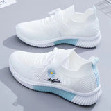 kamames kamames Women's Flying Weaving Small White Coconut Single Shoes Leisure Sports Running Tide Shoes Girls' Money 2023 New Spring And Autumn Versatile